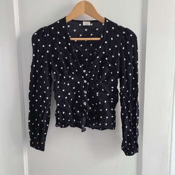 Aritzia Wilfred New Prairie Blouse - Picture 2 of 5
